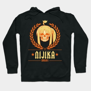 BOCCHI THE ROCK!: NIJIKA DRUMS (GRUNGE STYLE) Hoodie